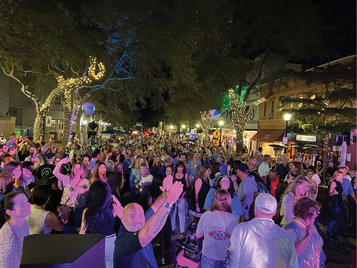 First Friday event in downtown Sarasota