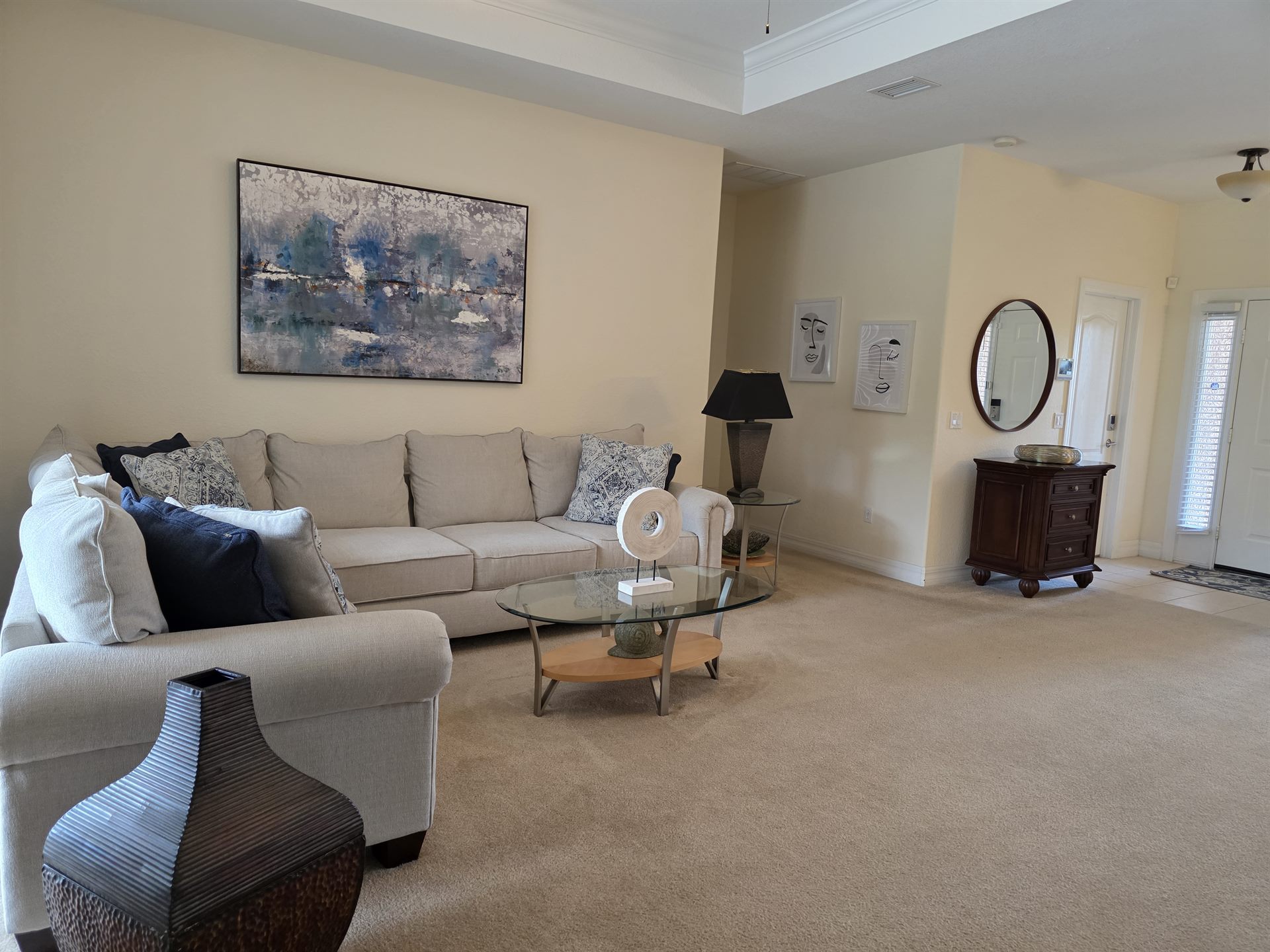 Living room with sofa